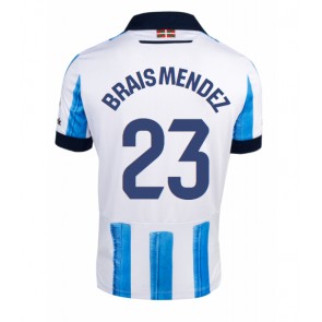 Real Sociedad Brais Mendez #23 Hemmatröja 2023-24 Kortärmad